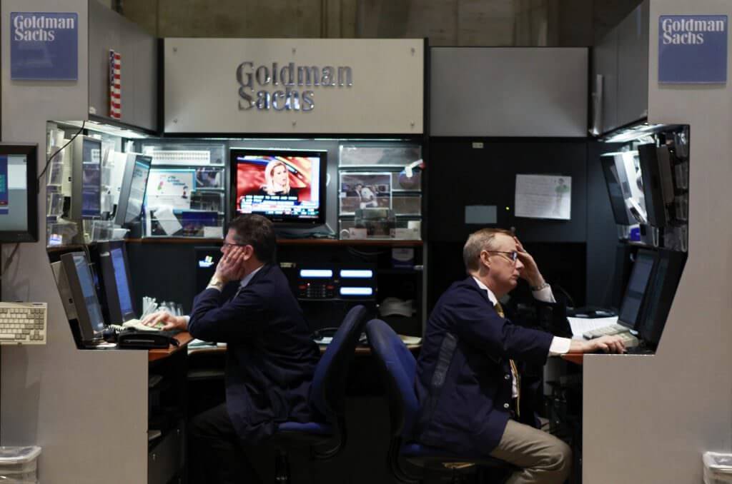 Goldman Sachs trading desk